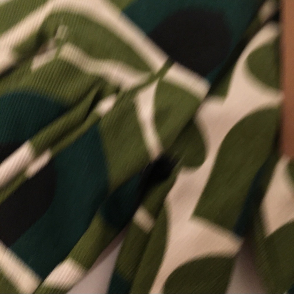 Orla Kiely Green and White Patterned Gloves - Picture 3 of 8